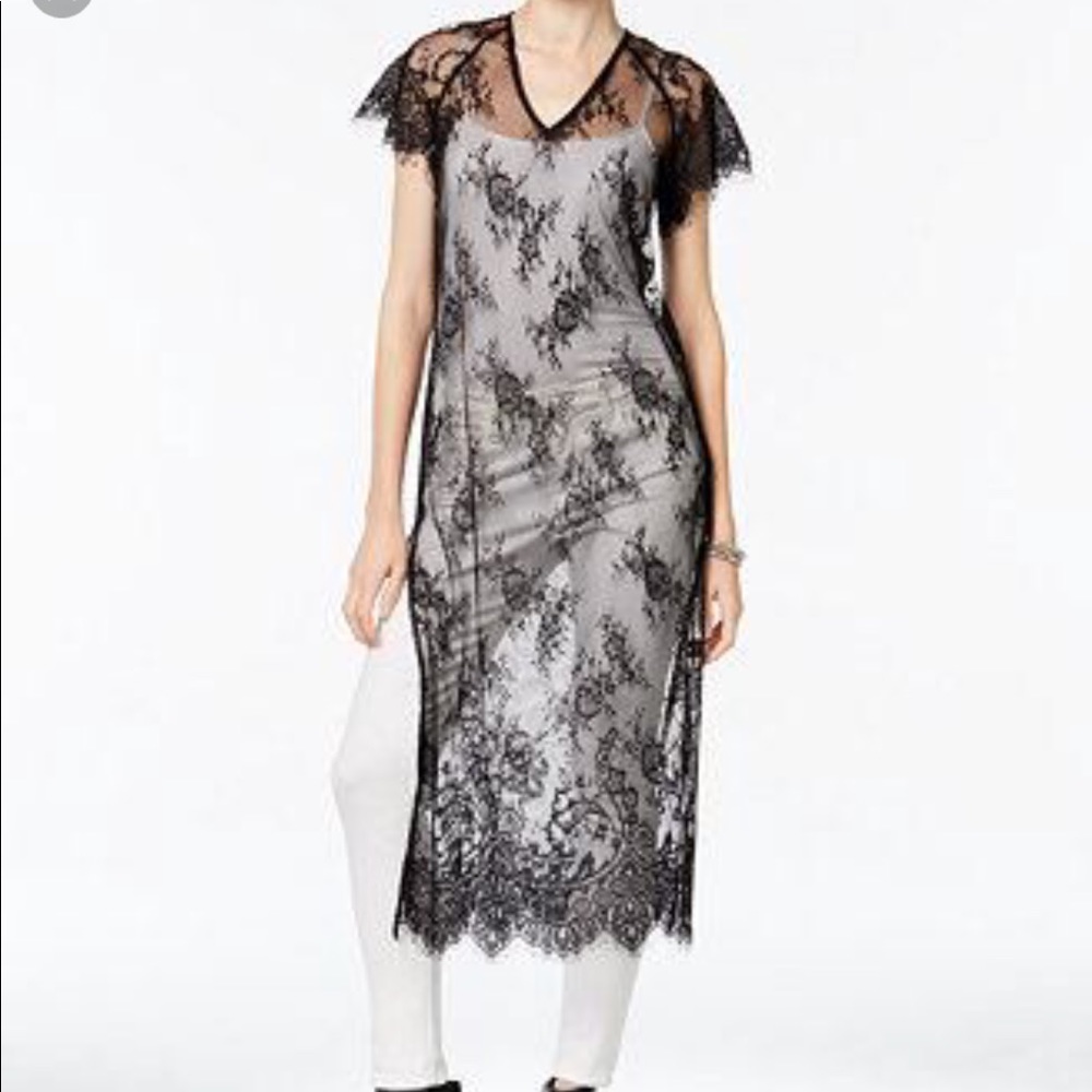 Bar iii lace tunic